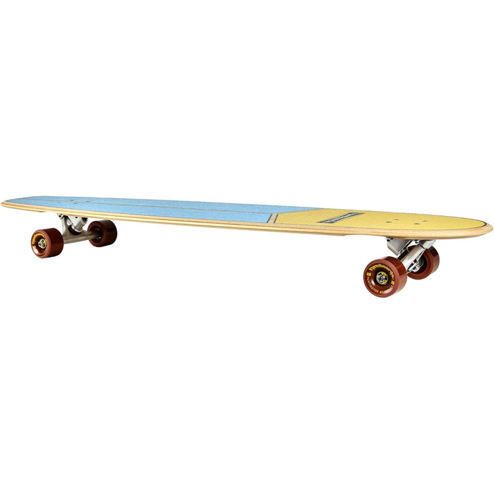 Hamboards Huntington Hop 'Sky Cream' – ручна робота, лонгборд для лендсерфінгу та круїзингу, ламінована береза і клен
