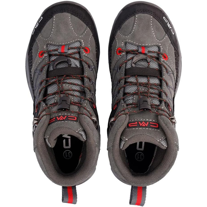 CMP Kinder Rigel MID WP - дитячі трекінгові черевики, водонепроникні, сірі (3 UK)