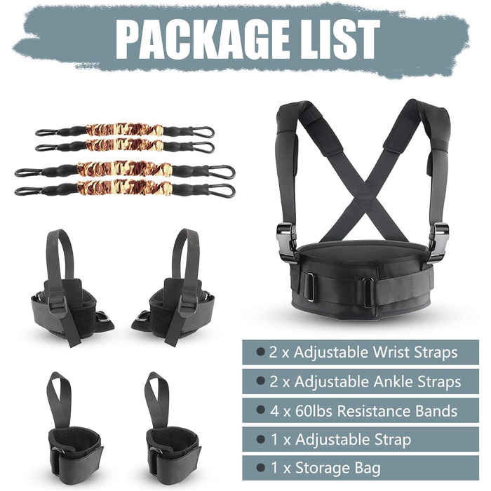 Резинки для боксу та ММА: повний комплект для тренувань з опором 240LB