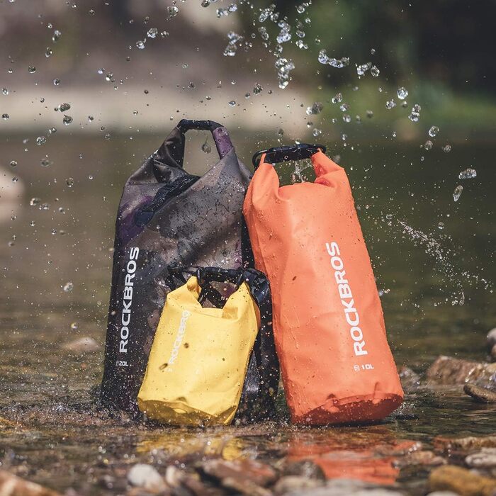 Водонепроникний мішок ROCKBROS Dry Bag для водного спорту, пляжу, плавання, каякінгу, рафтингу, вітрильного спорту (20 л, камуфляж)