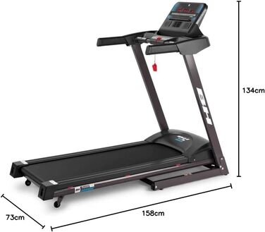 Бігова доріжка Pro Action Pioneer S1-2: компактний, з вентилятором та LCD-дисплеєм, до 13 км/год, для щадного впливу на суглоби