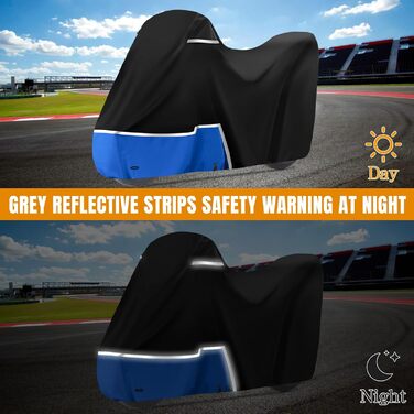 Водонепроникний чохол для мотоцикла BMW R1250GS, R1300GS, F650GS, F750GS (з кофрами), тканина Oxford 420D, всесезонний захисний чохол від дощу та сонця