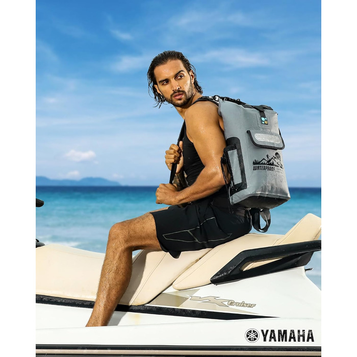 Водонепроникний рюкзак IDRYBAG Dry Bag 40L (сірий) - 30L, 40L, Kajak Dry Bag