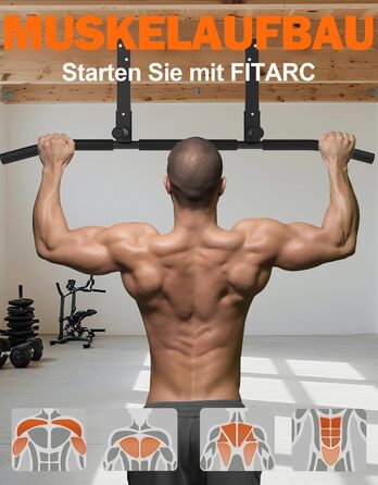Кріплення для турніків Fitarc - міцна конструкція для домашнього спортзалу (чорний)
