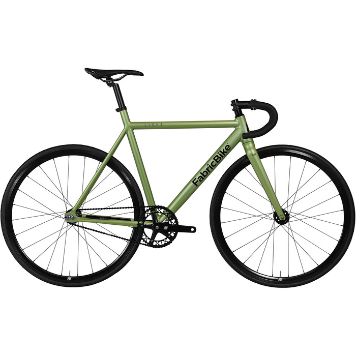 Велосипед FabricBike Light PRO Fixie, алюмінієва рама, 28'', синглспід, жорстка вісь, 6 кольорів, 3 розміри, 8,45 кг, Army Orange, розмір M (54 см)