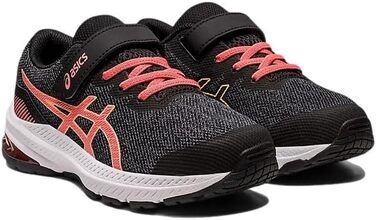 Дитячі кросівки для бігу ASICS, спортивне взуття, 33 EU, чорний колір
