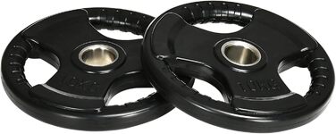 Олімпійські диски Tri-Grip 2 шт., гумові, 5 см, для штанги та силових тренувань