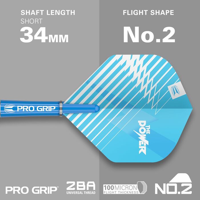 Дротики Target Phil Taylor 22/23/24 г вольфрамові, набір зі стрижнями Pro Grip, крилами Pro Ultra, чохлом, аксесуари для дартсу