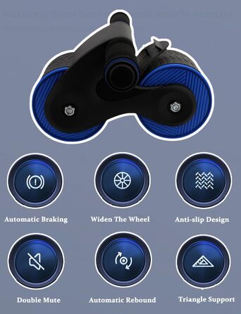 Ролер для пресу DROMEDARY з підставкою для телефону та пружиною для повернення, тренажер для пресу та фітнесу