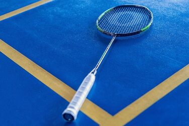 Бадмінтонна ракетка Oliver Meta X90 з карбону, чорна-зелена, для початківців і любителів