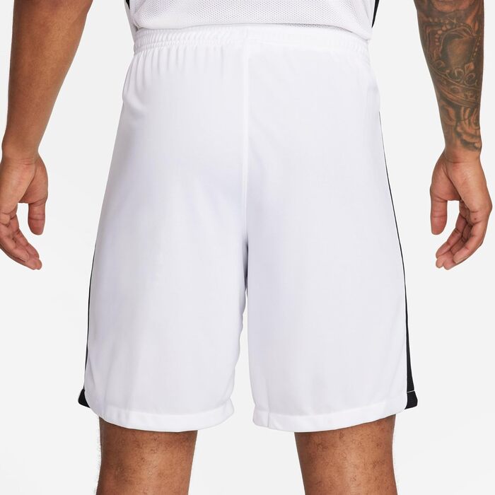 Чоловічі баскетбольні шорти Nike Dri-FIT League 3 трикотажні, білі/чорні, розмір L, DR0960