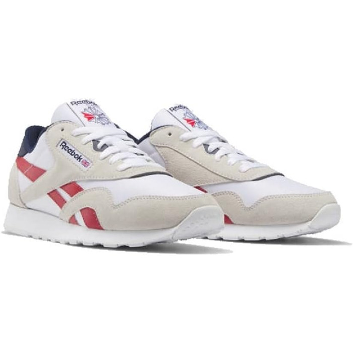 Чоловічі кросівки Reebok Classic Nylon, 34 EU, білий/червоний