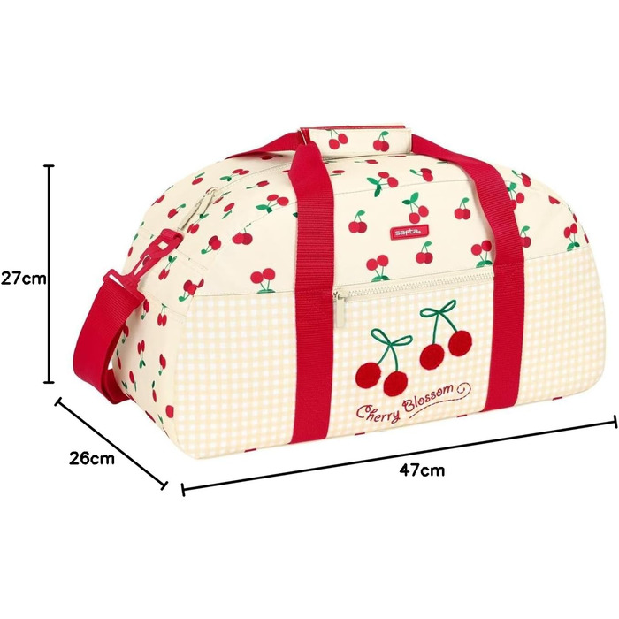 Спортивна сумка Safta Cherry, 50×26×20 см, багатокольорова, стандарт, стиль кежуал