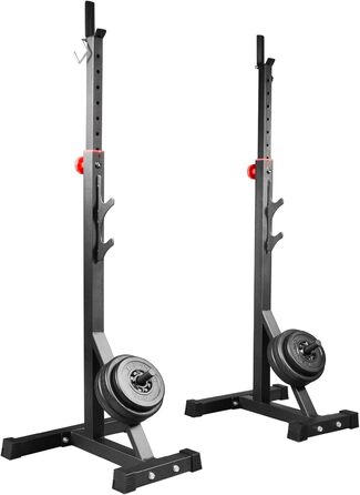 Стійка для штанги Train Hard, сертифікована EN 957, пара, для гантелей і штанги з вагами