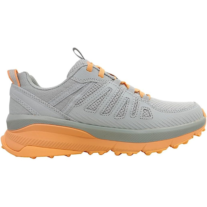 Жіночі кросівки Skechers Switch Back Cascades (37 EU) - сірі, синтетика, текстиль, кораловий декор