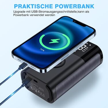 Електричний насос CARSUN 150PSI, портативний акумуляторний компресор з LED, міні-помпа для авто, мотоцикла, велосипеда, матраців
