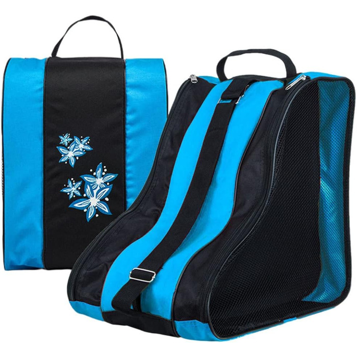 Сумка для роликів, роликова сумка для дорослих та дітей, блакитна