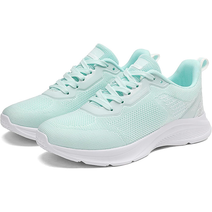 Спортивне взуття для жінок та чоловіків: кросівки для бігу, фітнесу, прогулянок та повсякденного носіння. Розміри 35-45 EU, колір: зелений (208apfelgrün)