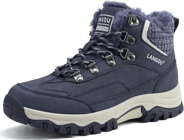 Зимові черевики для жінок, снігоступи, антиковзаючі чоботи, зимові черевики 37-42 EU (41 EU, блакитні)