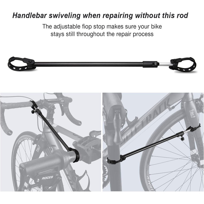 Підставка для збирання велосипеда CXWXC - професійна, з підсікачем для інструментів та магнітним відсіком, поворотна та складна, до 30 кг, чорна