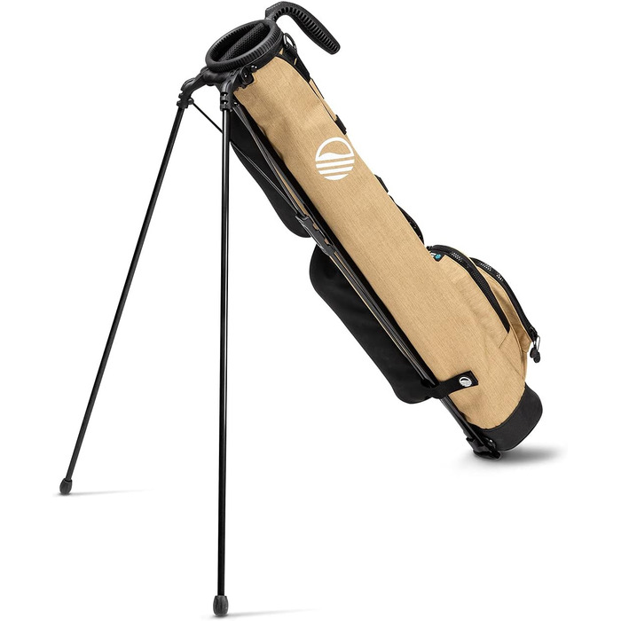 Гольф сумка Sunday Loma: легка сумка з ременями та стійкою – для пітч-н-пут, Par 3 та Executive курсів, 79 см (Sandstein)