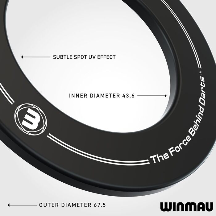 Дартс Winmau Diamond Plus PDC – професійна сталева мішень, ультратонкий дріт, високощільний сизаль