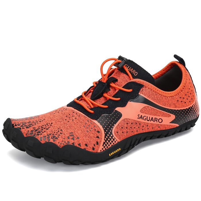 Кросівки SAGUARO Unisex для трейлраннінгу та фітнесу дихаючі помаранчеві 45 EU