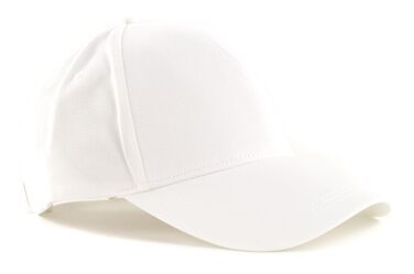 Чоловіча класична кепка Calvin Klein з бавовни, регульована, 6-панельна, біла (один розмір)