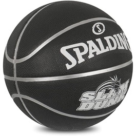 Баскетбольний м'яч Spalding Dunk Black для чоловіків, офіційний розмір 7, без насоса