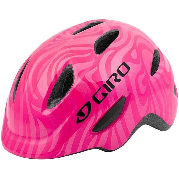 Дитячий велосипедний шолом Giro Scamp XS, яскраво-рожевий/перловий