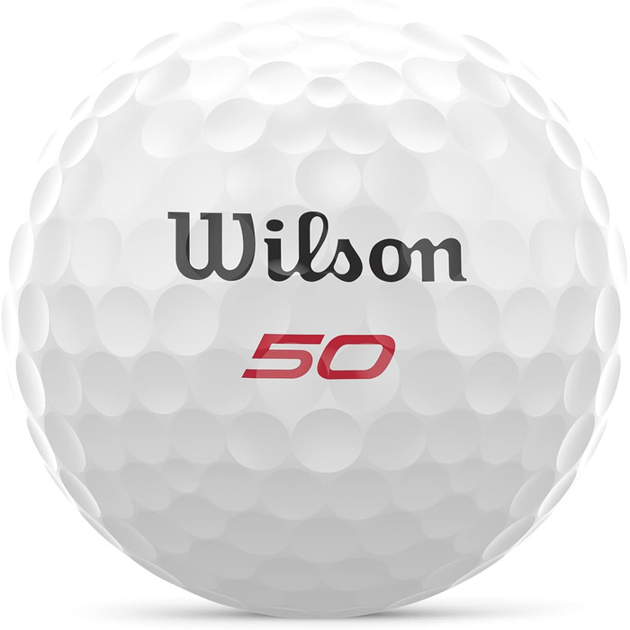 Гольф-м'ячі Wilson Fifty Elite, білі, стандартний розмір, 12 шт.