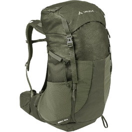 Туристичний рюкзак VAUDE Brenta 36+6 л, водонепроникний, з дощовиком, для жінок і чоловіків, зручний трекінговий рюкзак з практичними відділеннями, колір хакі