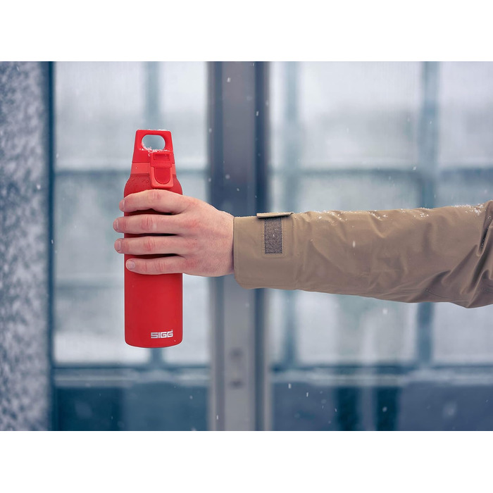 Термос пляшка SIGG Hot & Cold One 0,55 л з ситечком для чаю, нержавіюча сталь 18/8, герметична, BPA-free, червона