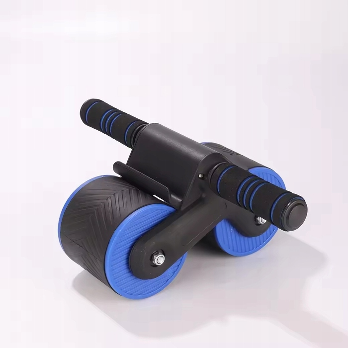 Ролик для преса AB Roller — тренажер для м'язів живота з функцією відскоку та килимком
