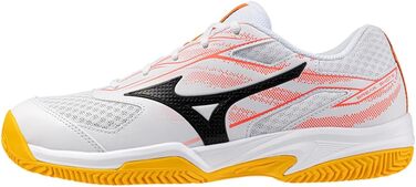 Тенісні кросівки Mizuno Break Shot 5 Junior CC для дітей та підлітків, білий, корал, цитрусовий