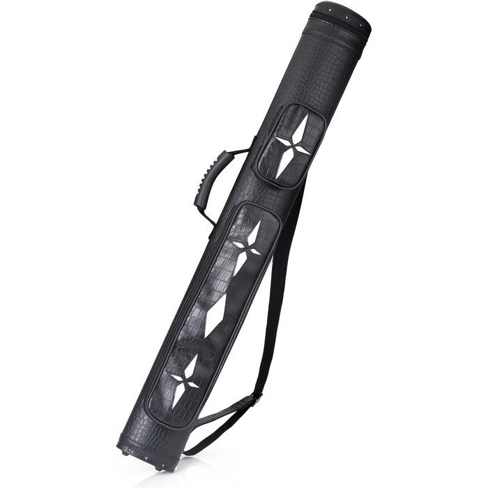 Чохол для більярдних київ на 2 киї з штучної шкіри, чорний