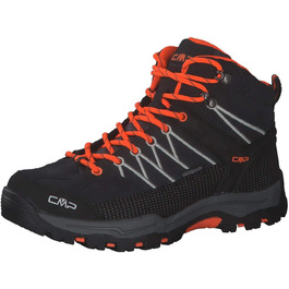 Дитячі трекінгові черевики CMP Rigel Mid Antracite-Flash Orange, розмір 40