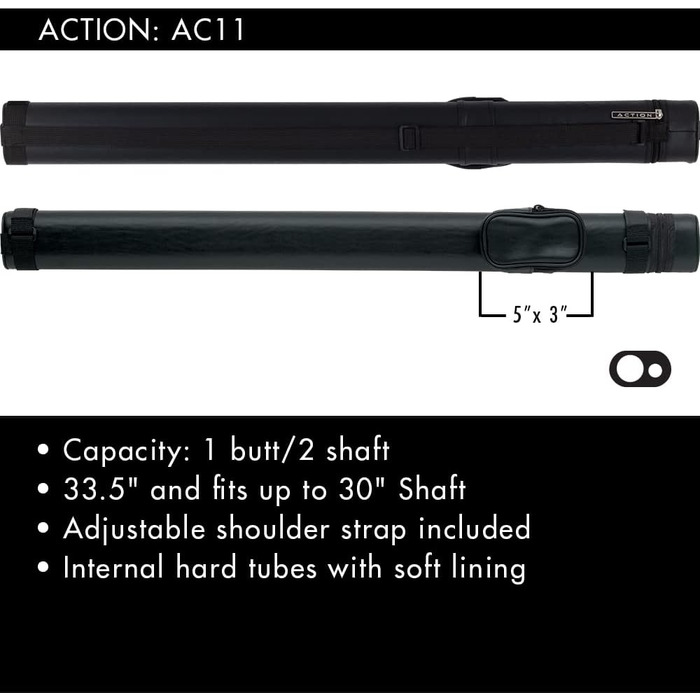 Набір для басейну Action Vinyl Pool Queue (1 кий та 1 шок) сірого кольору