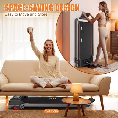 Бігова доріжка CharonFit для дому Walking Pad, 2,25 к.с., до 100 кг, нахил 4%, швидкість 1-10 км/год