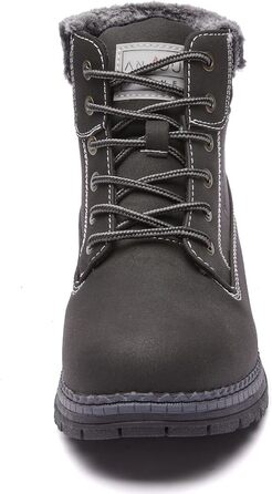 Черевики для ходьби ANJOUFEMME для жінок, зимові черевики, водонепроникні та теплі, для активного відпочинку, трекінгу та зимових прогулянок (41 EU, хутро чорне)