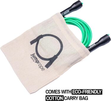 Професійне скакалка для змагань SPEED CHAMPION (діаметр 5 мм, довжина 3.0 м, регульована) (чорний-неоновий зелений)