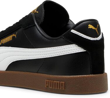 Кросівки PUMA Club II Era унісекс (чорні з білим та золотим) — 40 EU