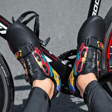 Велосипедні шкарпетки SDEQA для чоловіків та жінок, шосейні, сумісні з Peloton, Look, SPD, SPD-SL, Delta Lock, білі (45 EU, чорний)