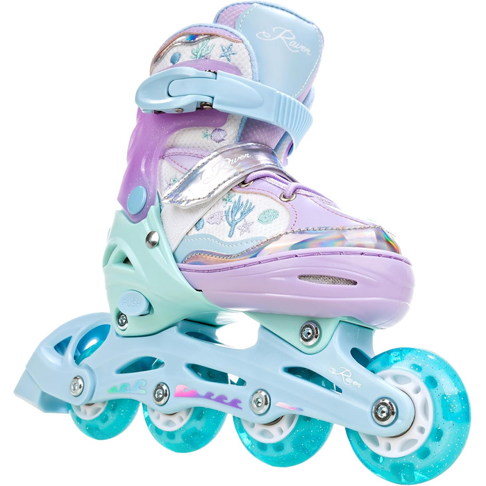 Дитячі ролики-коньки 4-в-1 RAVEN Isla Violet, регульовані 27-30 (16,5-18,5 см)