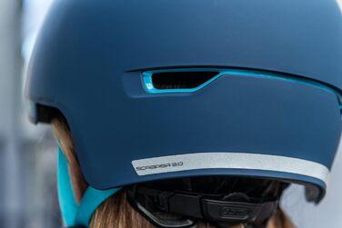 Велосипедний шолом ABUS Scraper 3.0, жорсткий корпус, чорний, розмір L (57-61 см)