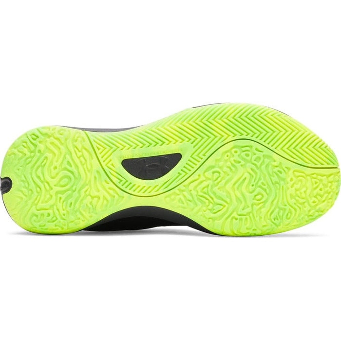 Кросівки баскетбольні чоловічі Under Armour Ua Lockdown 7 Low (43/45 EU, Чорний/Чорний/Металевий Чорний)