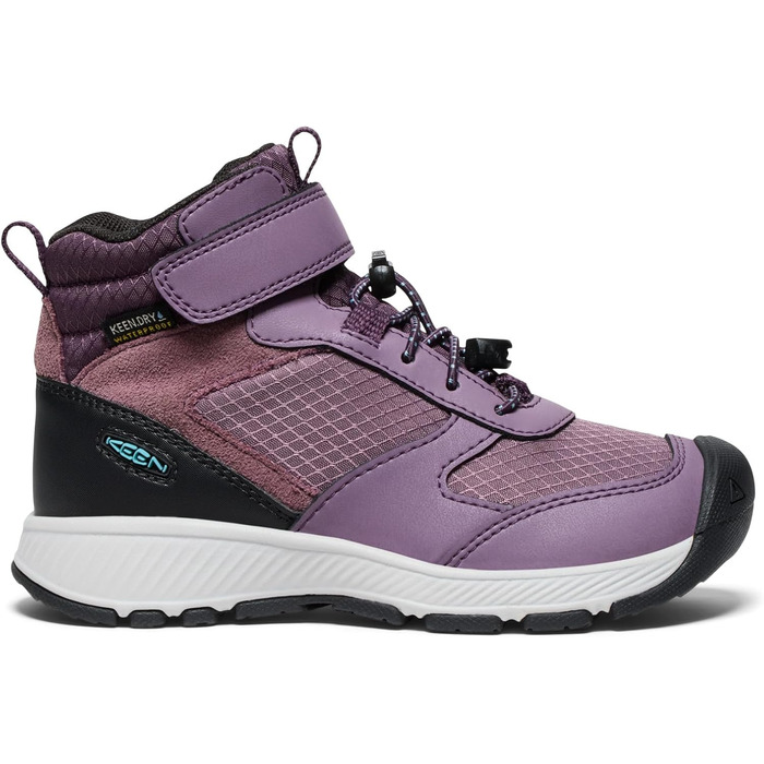 KEEN Skua Mid Waterproof - водонепроникні трекінгові черевики для дітей (37 EU) - чорний/сливовий