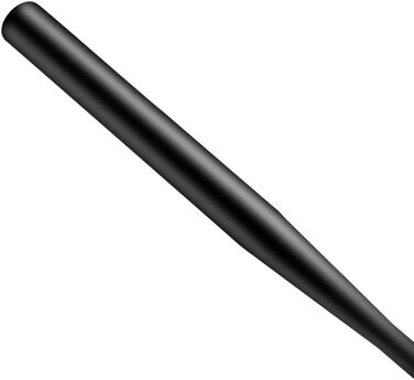 Бейсбольна бита сталева 25 дюймів з чохлом, чорна