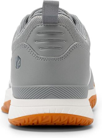 Тенісні кросівки FitVille для чоловіків, широка колодка, спортивні, дихаючі, бадмінтон, фітнес, зручні, снікерси, розмір 40-49, темно-синій, білий (сріблясто-сірий)