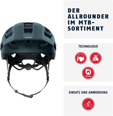 ABUS MoDrop – надійний велосипедний шолом для MTB з вентиляцією, унісекс, індивідуальна посадка